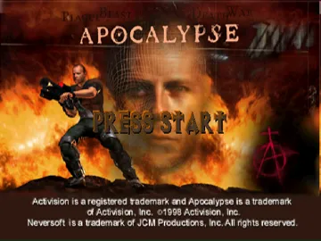 Apocalypse (EU) screen shot title